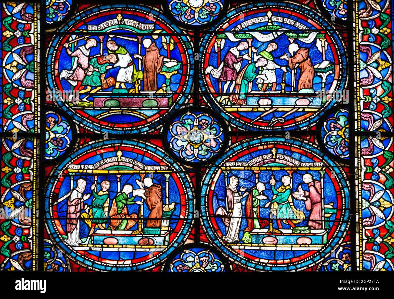 Stained glass windows of Canterbury Cathedral, Canterbury, Kent
