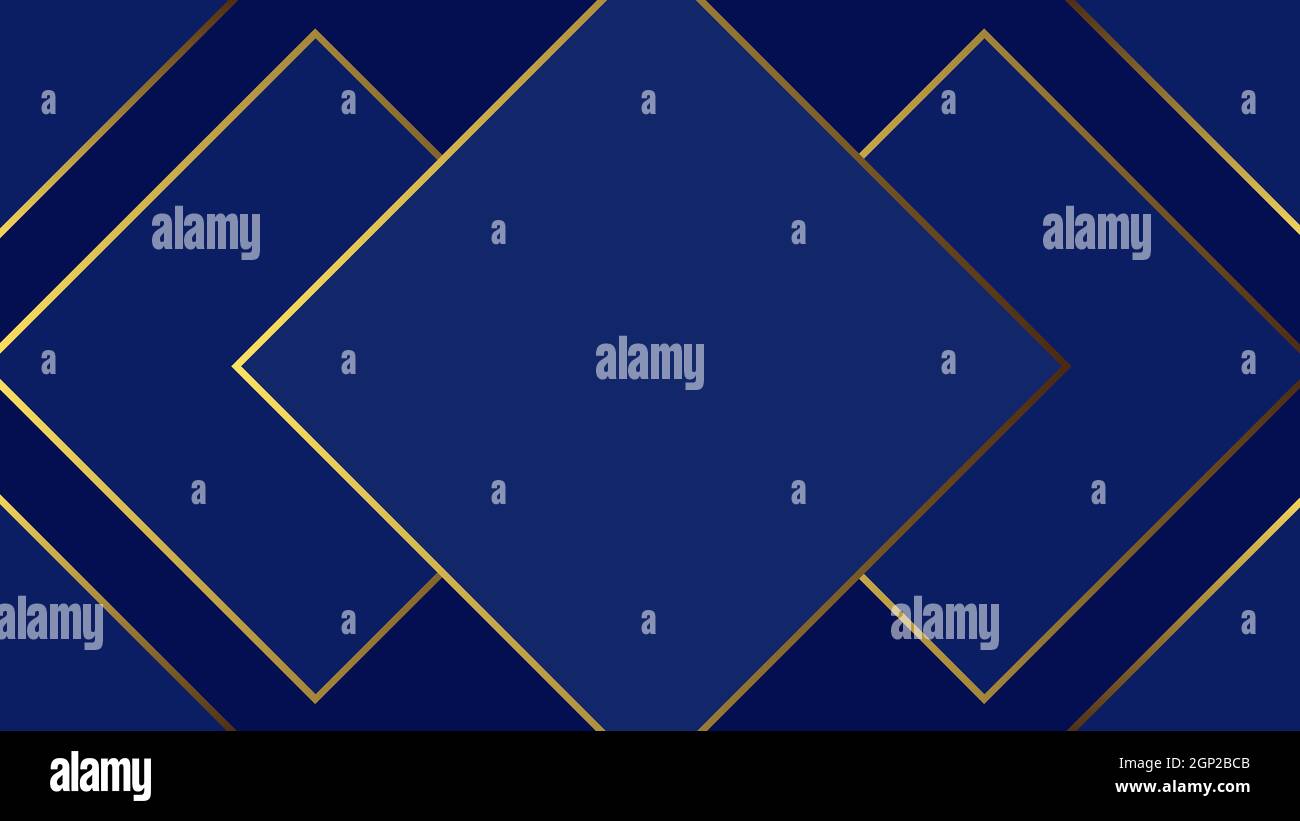 Luxury Blue Paper Cut Background for Poster, Flyer, Vector, Cover