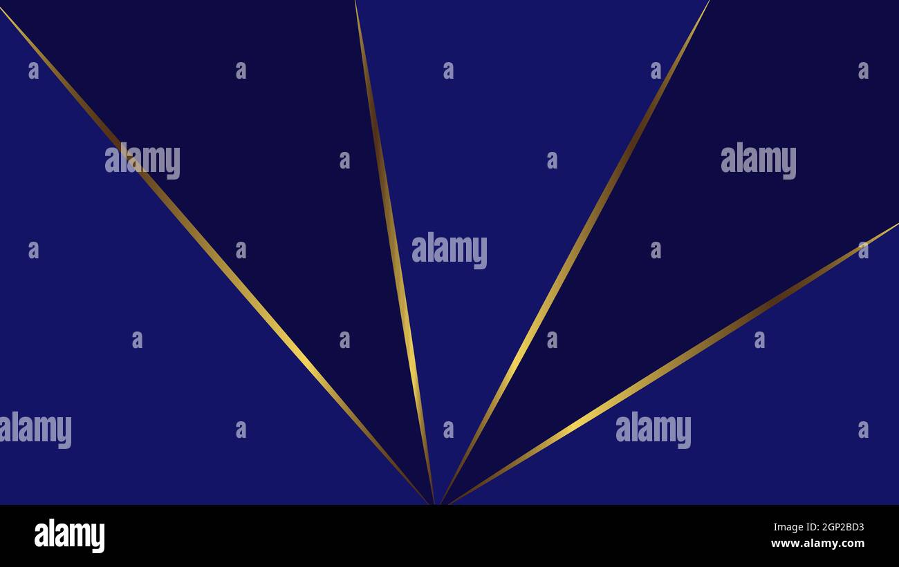 Luxury Blue Paper Cut Background for Poster, Flyer, Vector, Cover