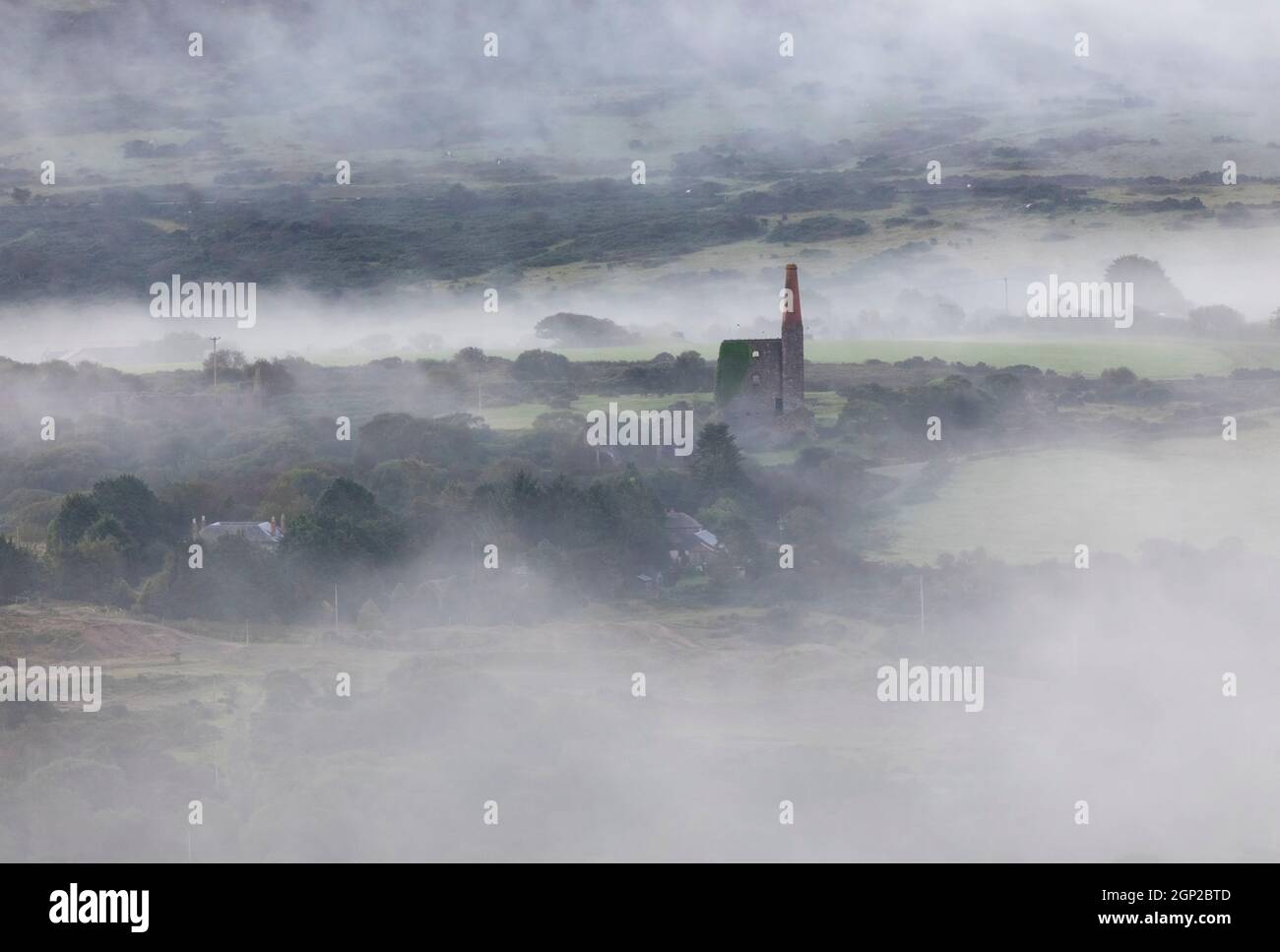 Prince of Wales Engine House In the Mist Stock Photo