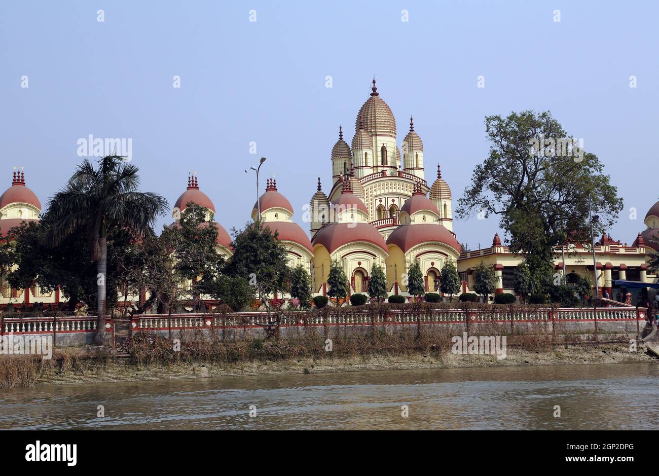Dakshineswar Kali Temple in Kolkata Stock Photo