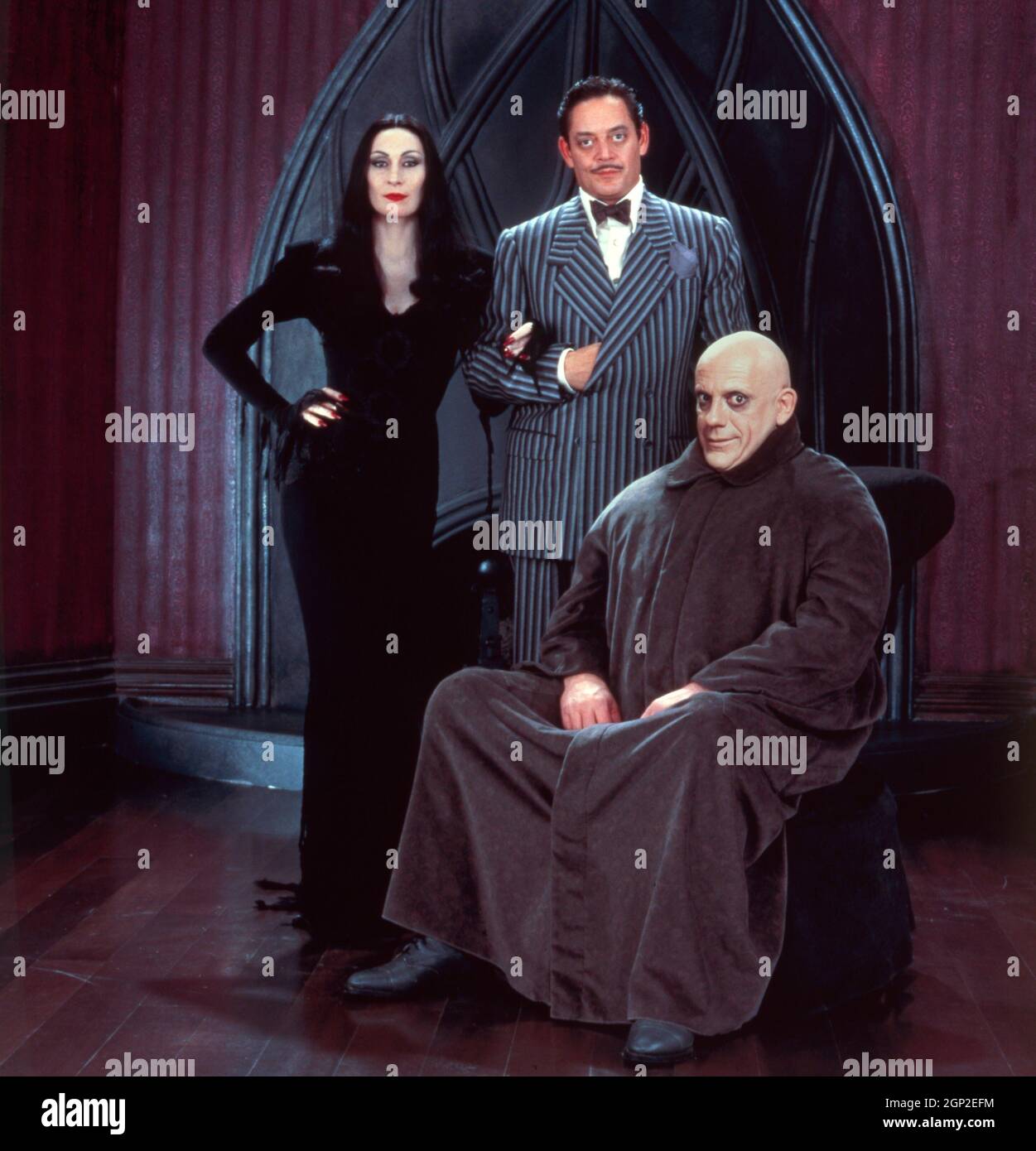 Raul Julia And Anjelica Huston