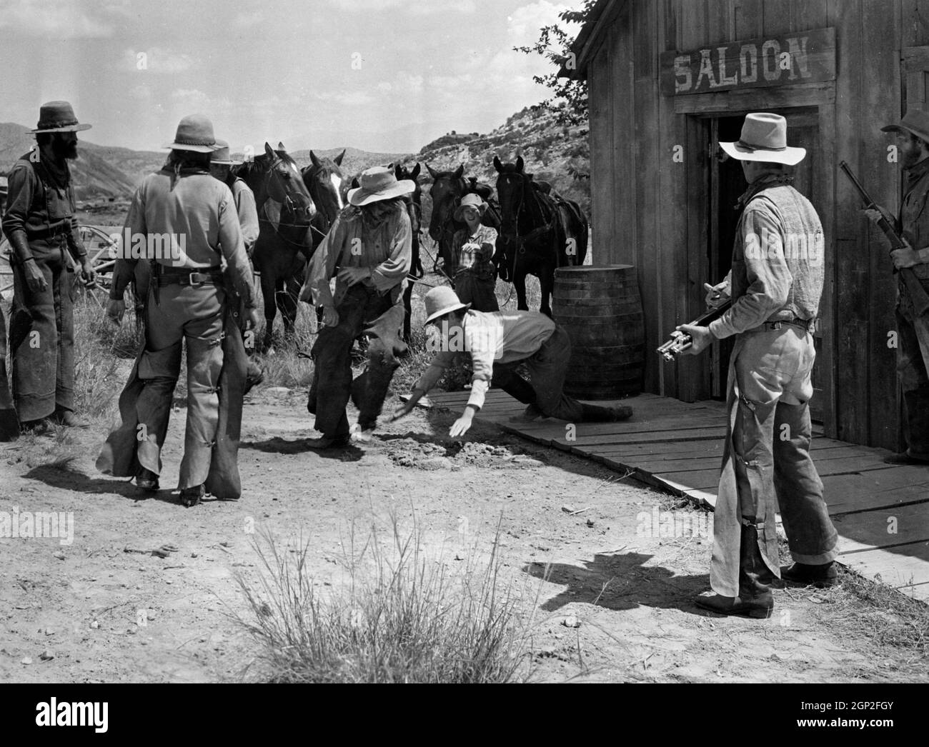 THE CULPEPPER CATTLE CO., center Gary Grimes, 1972. © 20th Century Fox