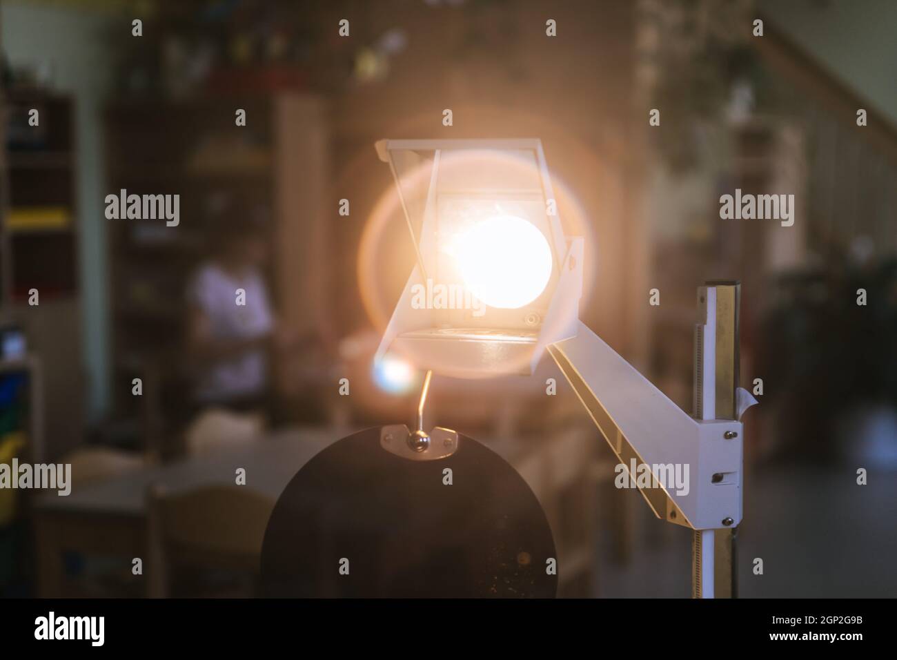 Vintage overhead projector in elementary school Stock Photo Alamy