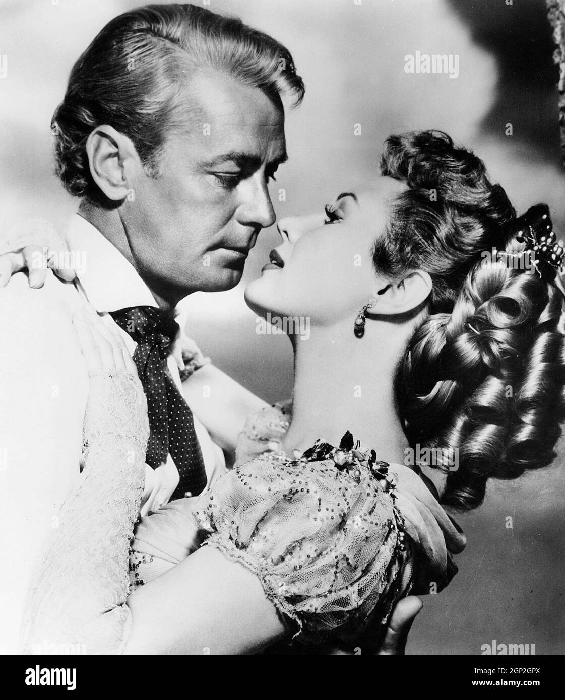 THE IRON MISTRESS, from left, Alan Ladd, Virginia Mayo, 1952 Stock ...