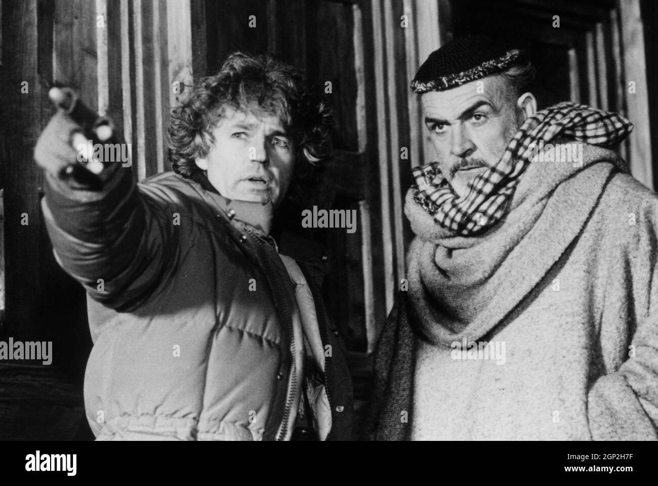 THE NAME OF THE ROSE, from left JeanJacques Annaud, director, Sean