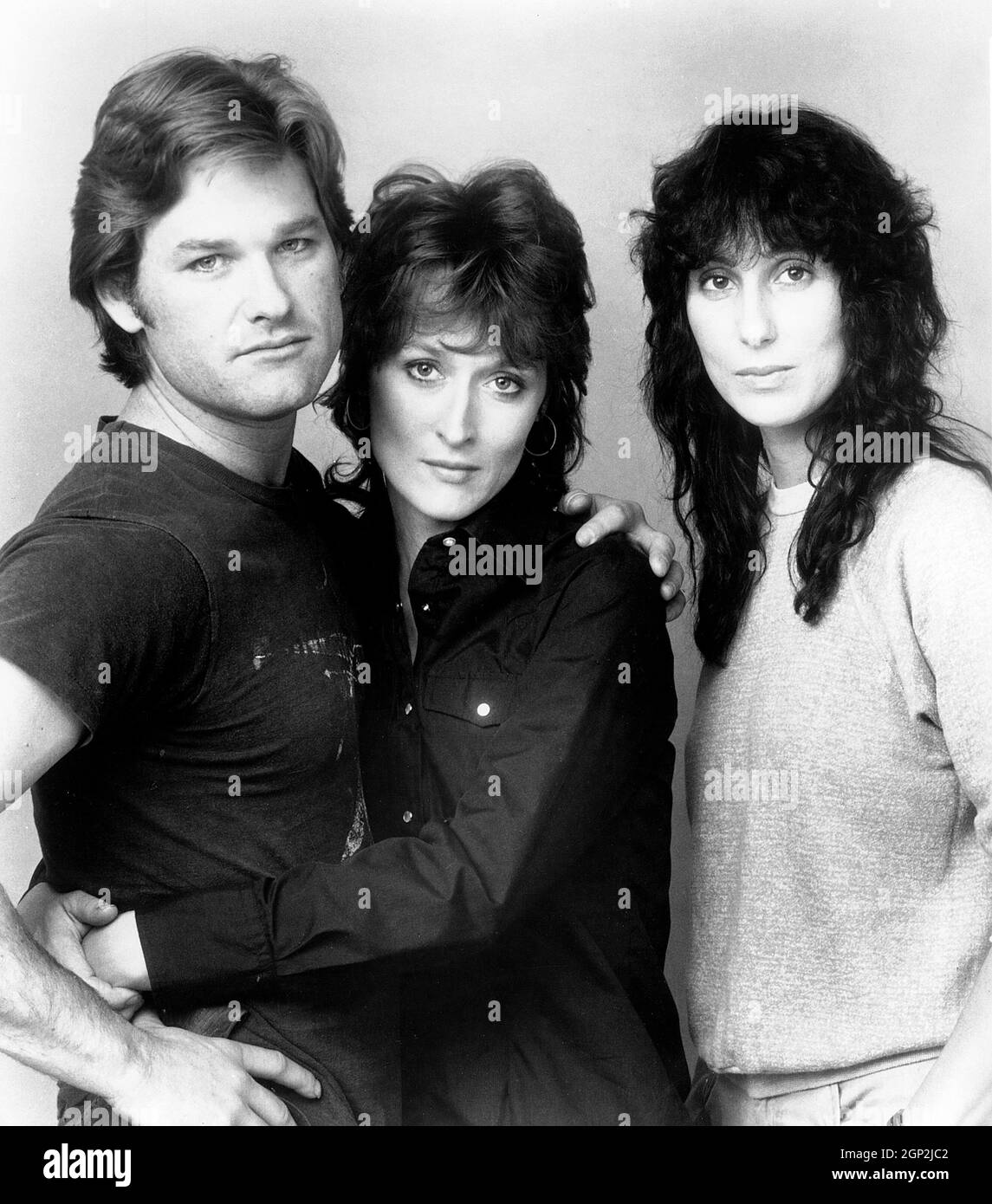 SILKWOOD, from left, Kurt Russell, Meryl Streep, Cher, 1983. ph TM