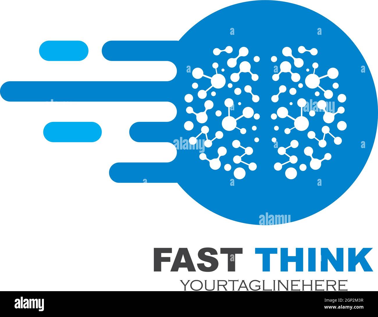 Brain illustration vector icon Logo design Stock Vector Image & Art - Alamy