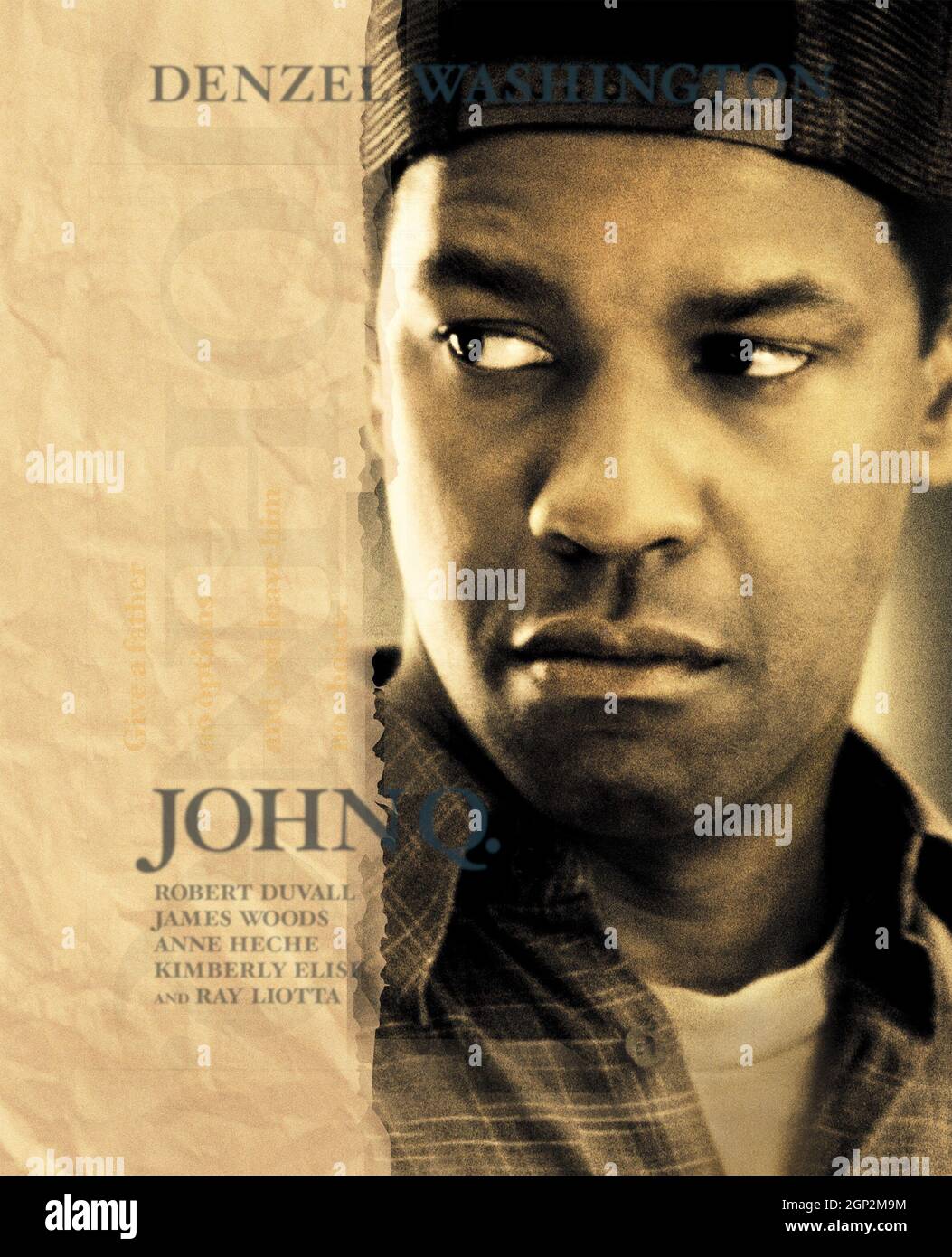 JOHN Q, poster, Denzel Washington, 2002. © New Line / courtesy Everett