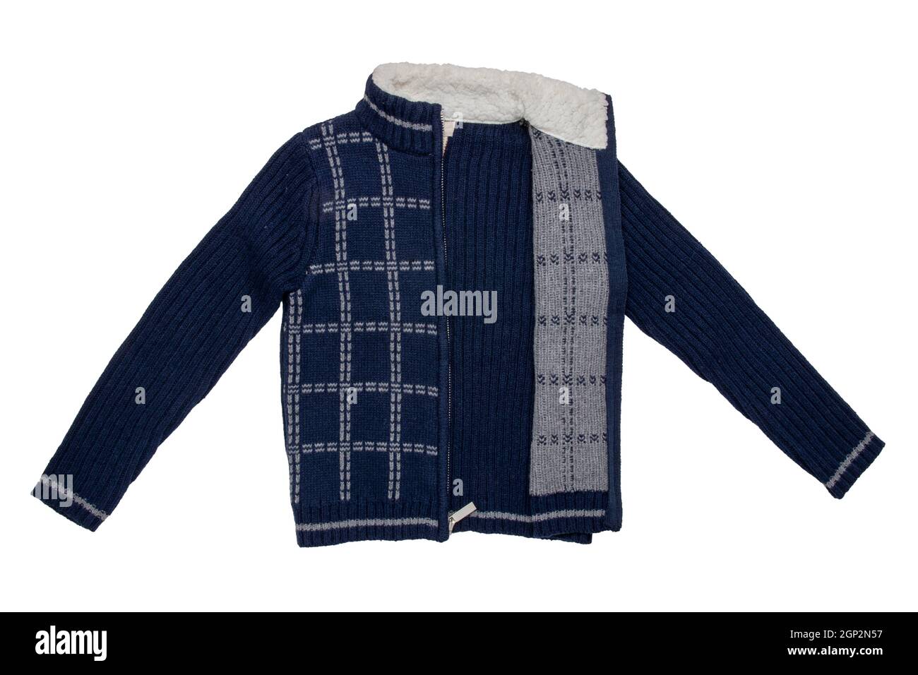 Off White Kids Boys Cardigan In Dark Blue