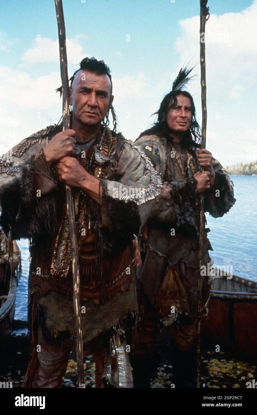 THE BLACK ROBE, August Shellenberg (left), 1991. © Samuel Goldwyn Films ...