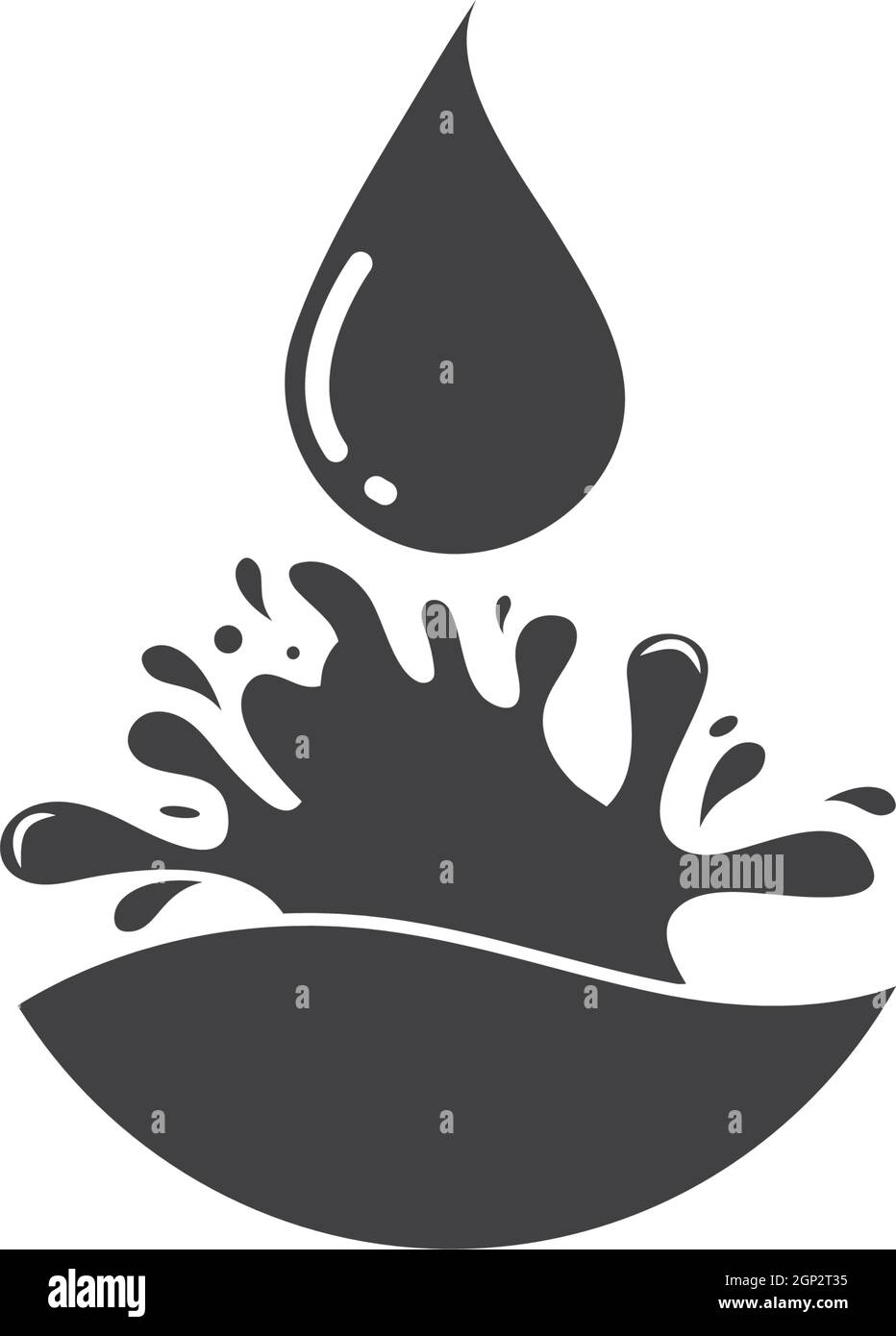 water drop Logo Template vector illustration Stock Vector