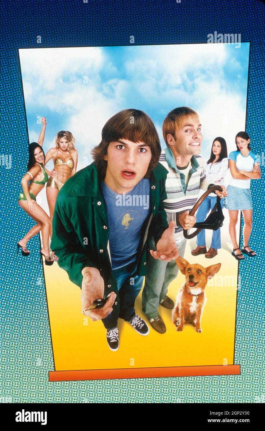 DUDE, WHERE'S MY CAR?, key art, starting third from left: Ashton