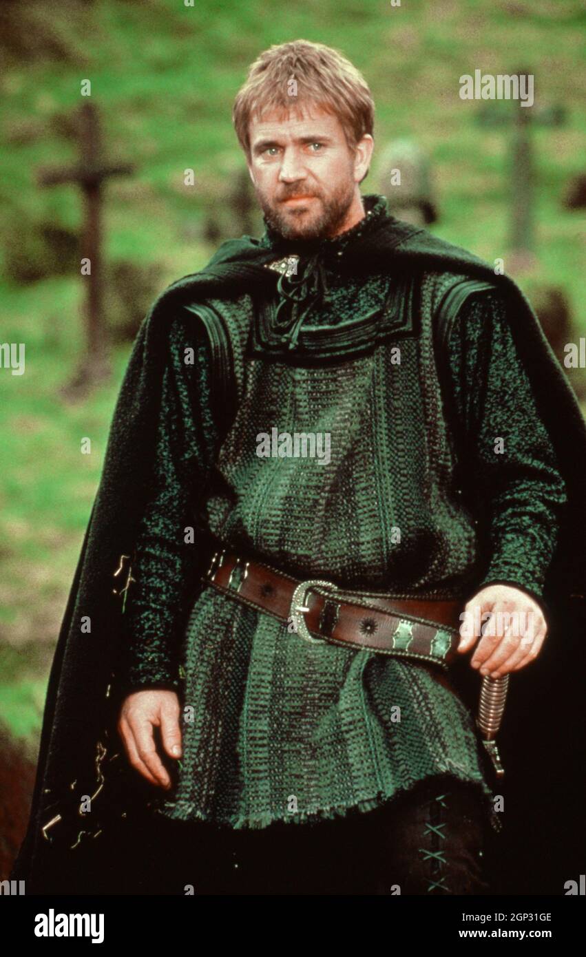 HAMLET, Mel Gibson as Hamlet, 1990. © Warner Bros. / Courtesy Everett