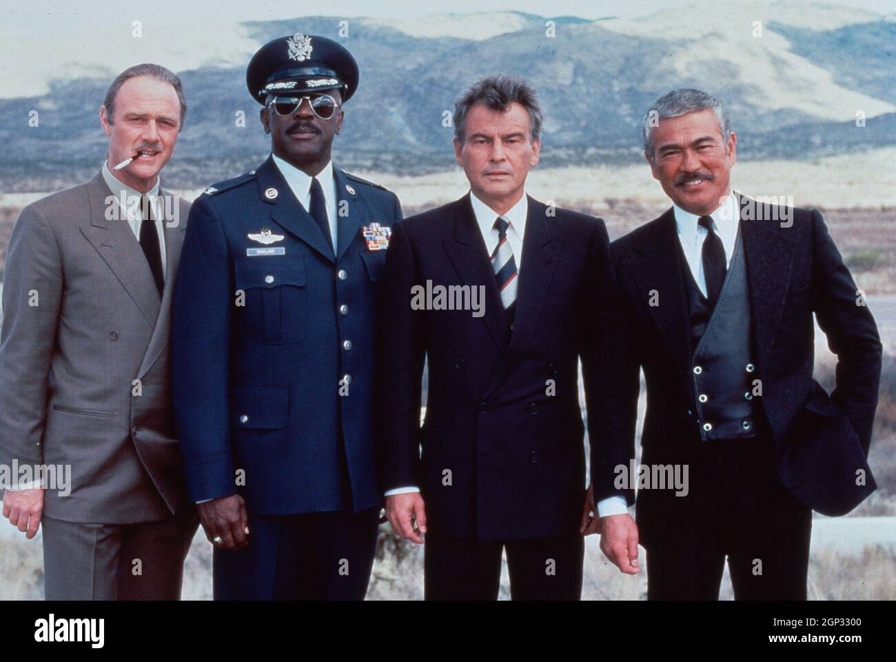 ACES IRON EAGLE III, from left Christopher Cazenove, Louis Gossett Jr