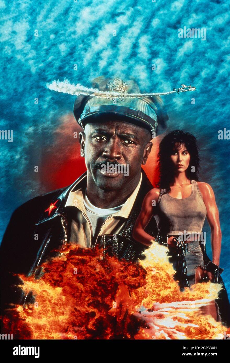 ACES IRON EAGLE III, U.S. poster, Louis Gossett Jr., Rachel McLish