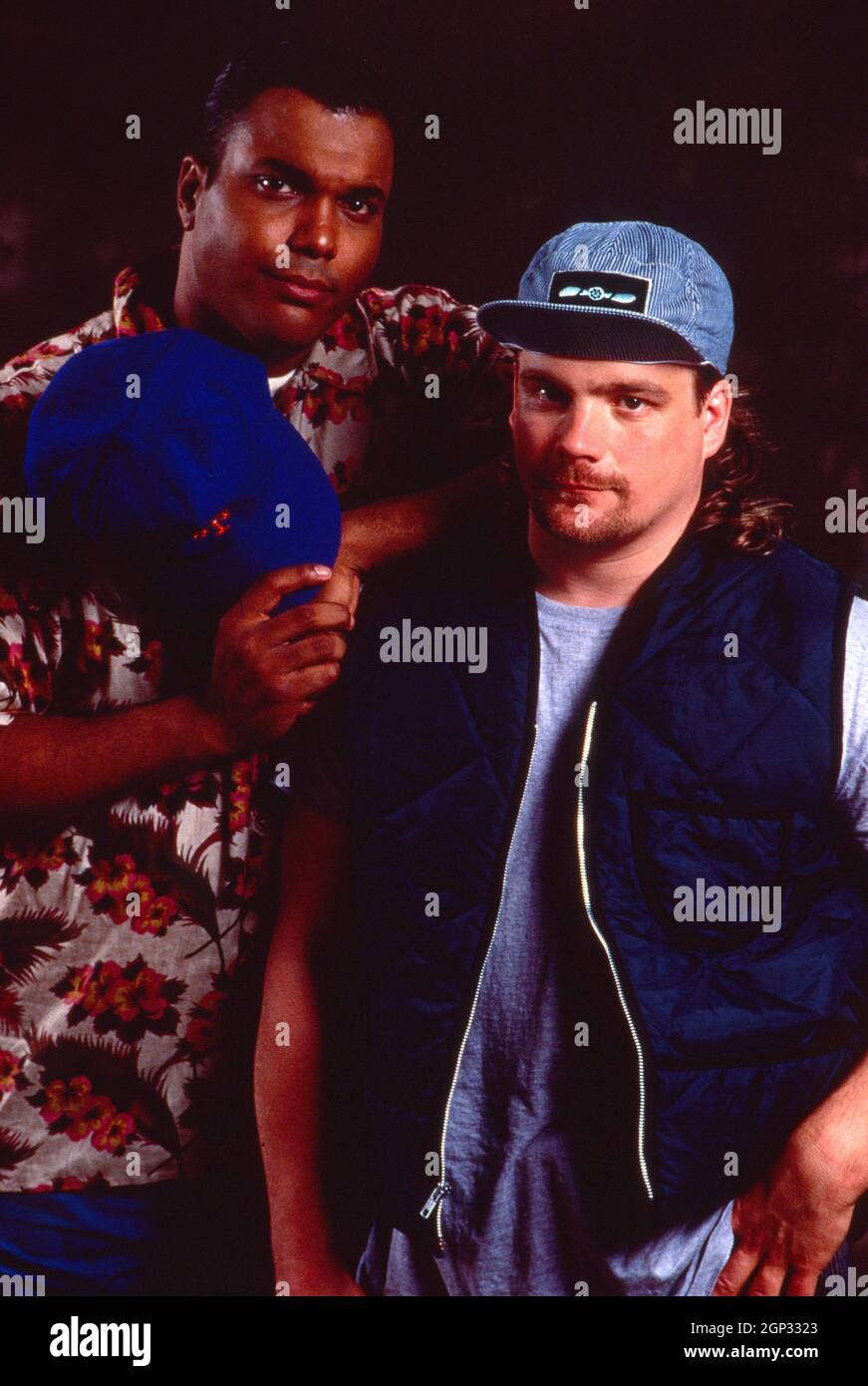 THE JERKY BOYS, from left Kamal Ahmed, John Brennan, 1995