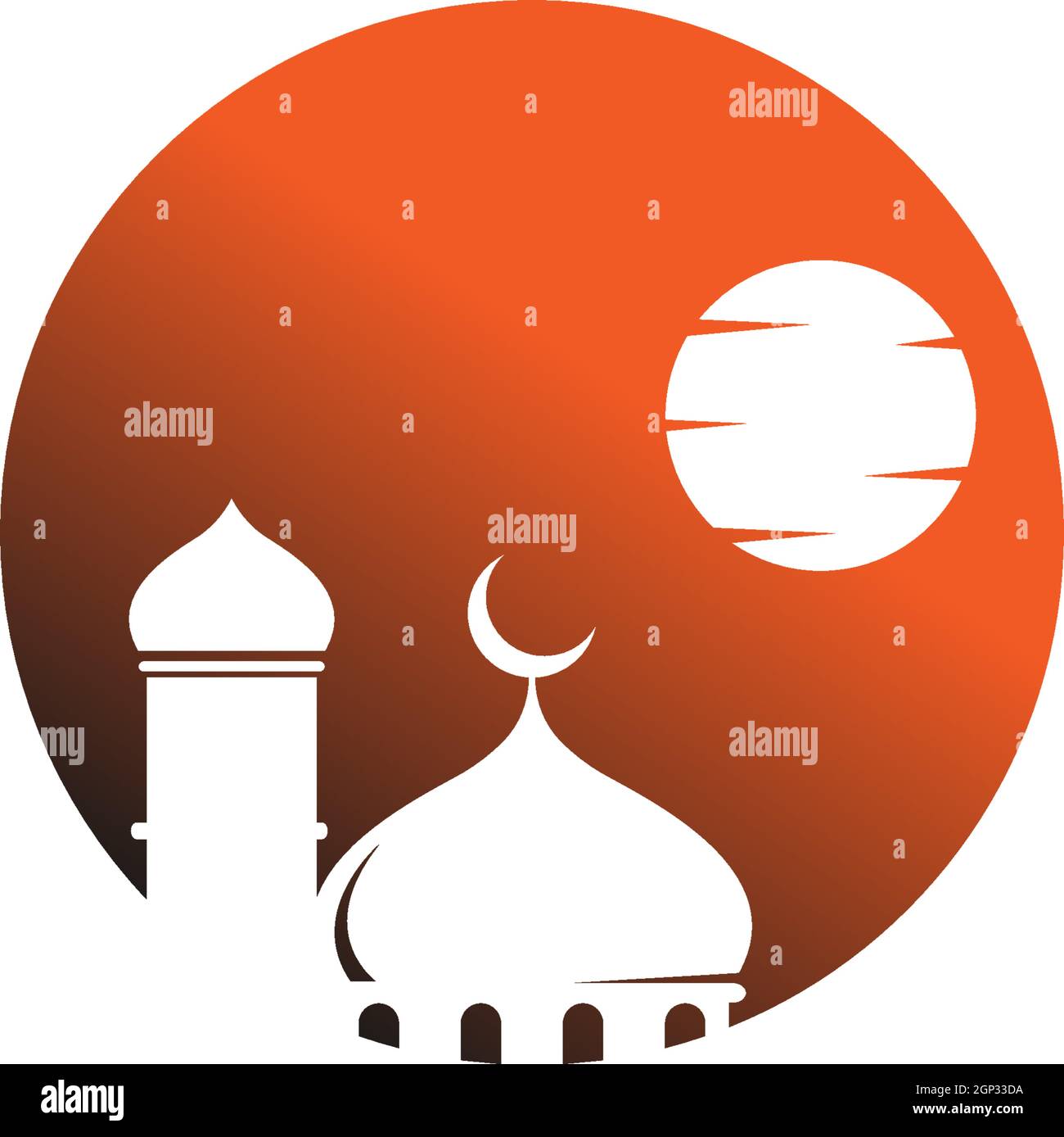 Islamic logo, Mosque icon design vector template Stock Vector Image ...
