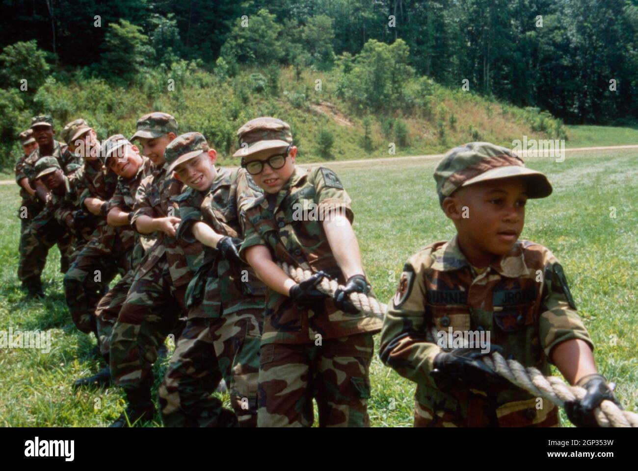 MAJOR PAYNE, far right Orlando Brown, 1995. © Universal Pictures