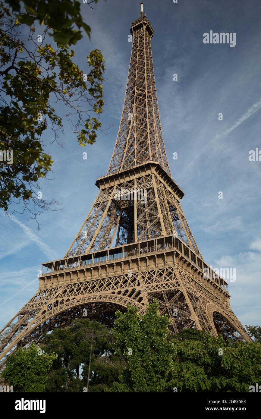 The main attraction of Paris - The Eiffel Tower Stock Photo - Alamy