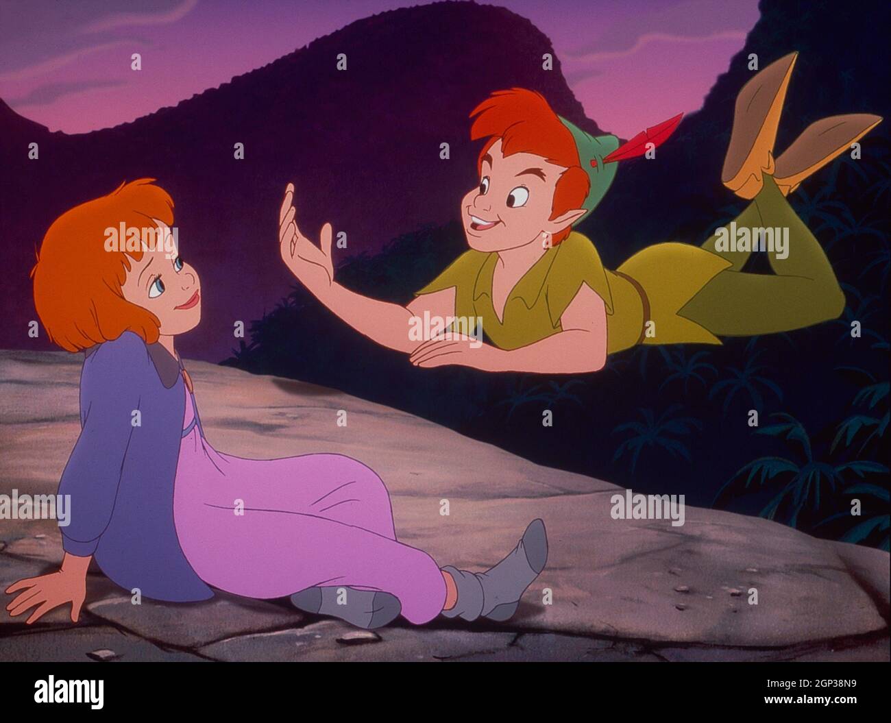 RETURN TO NEVER LAND, from left Jane (voice Harriet Owen), Peter Pan