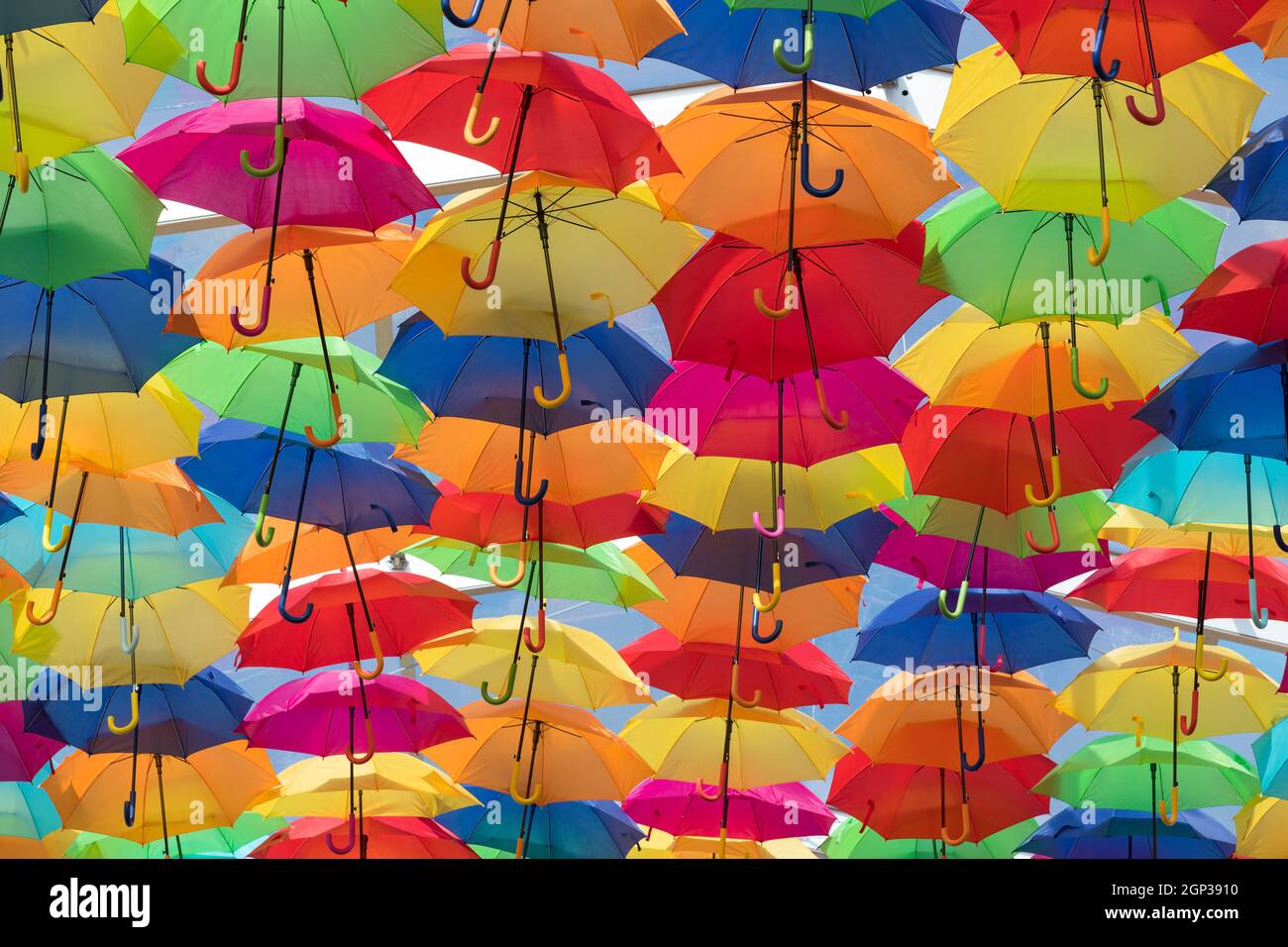 Lot de 10 multicolores vintage rétro style summer party festival parasol lights