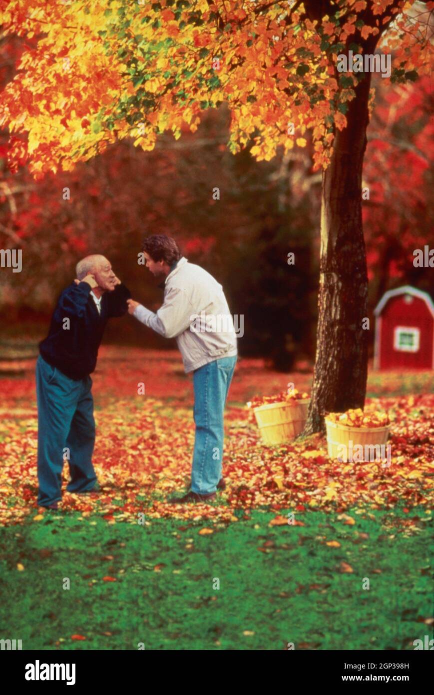 ROOMMATES, poster art, from left Peter Falk, D.B. Sweeney, 1995