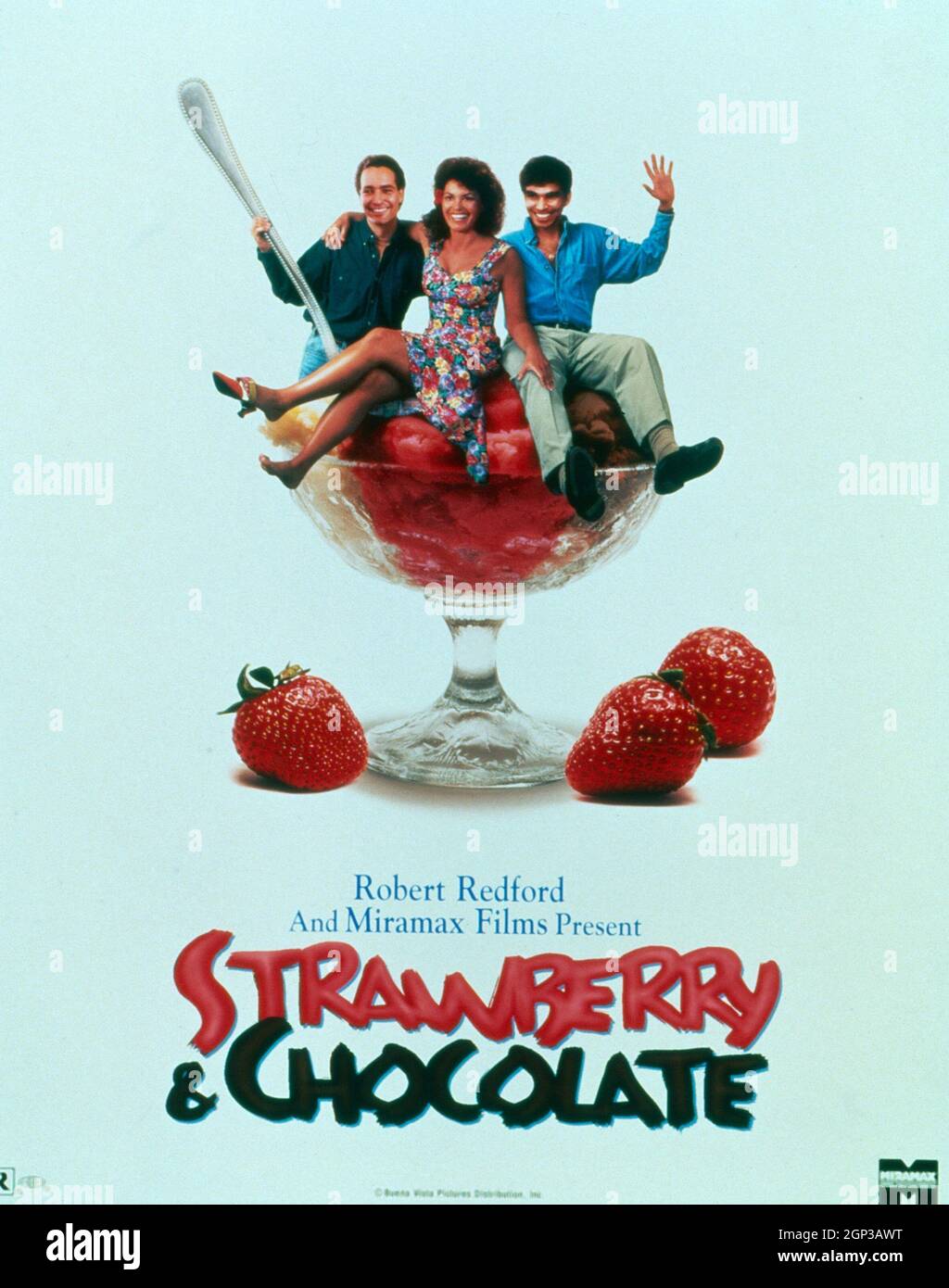 STRAWBERRY AND CHOCOLATE, (aka FRESA Y CHOCOLATE), poster art