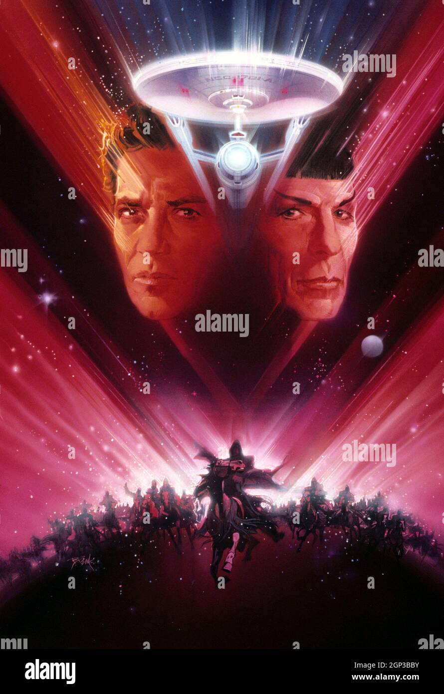 STAR TREK V: THE FINAL FRONTIER, poster art, from left: William