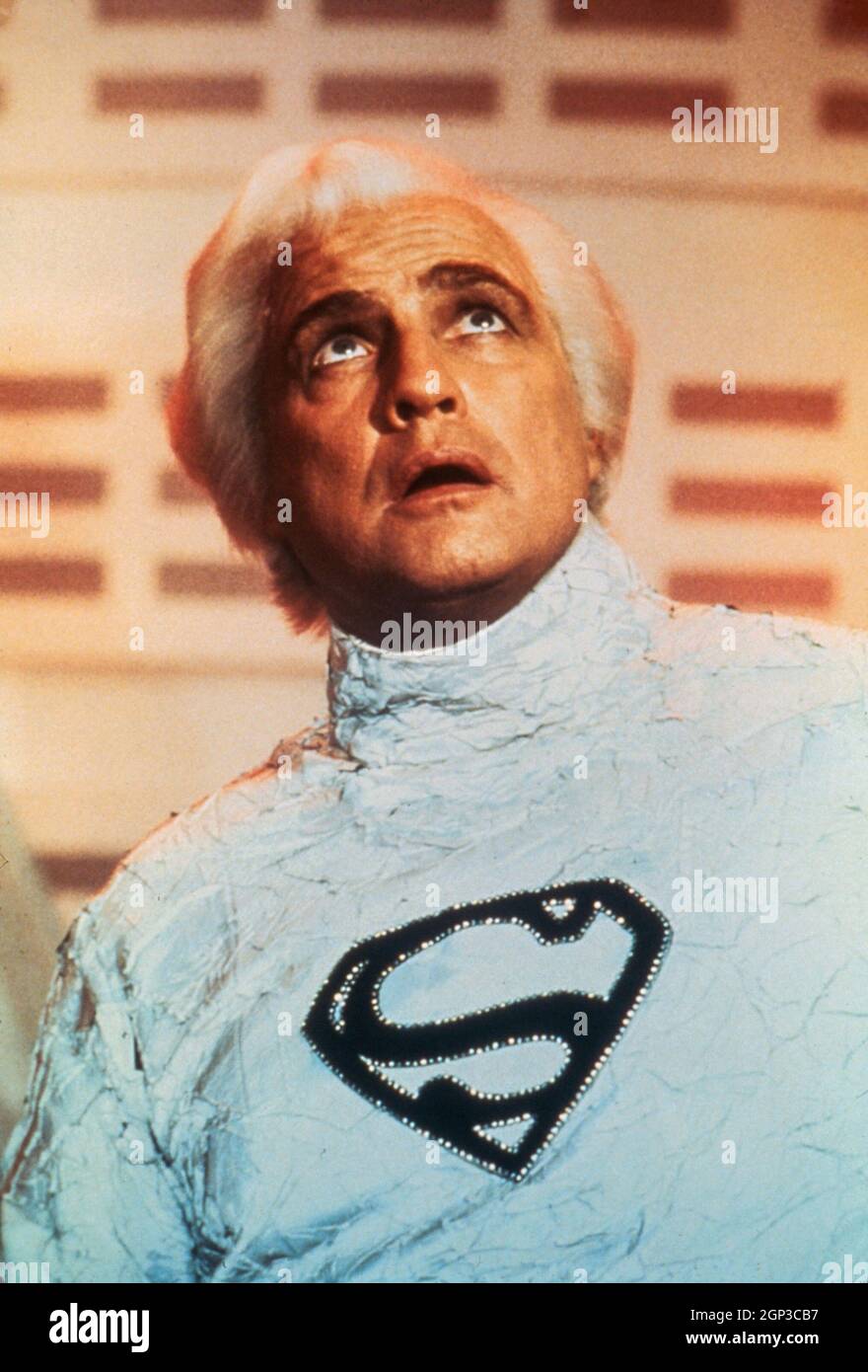 SUPERMAN, Marlon Brando, 1978. © Warner Bros./ Courtesy Everett Collection Stock Photo Alamy