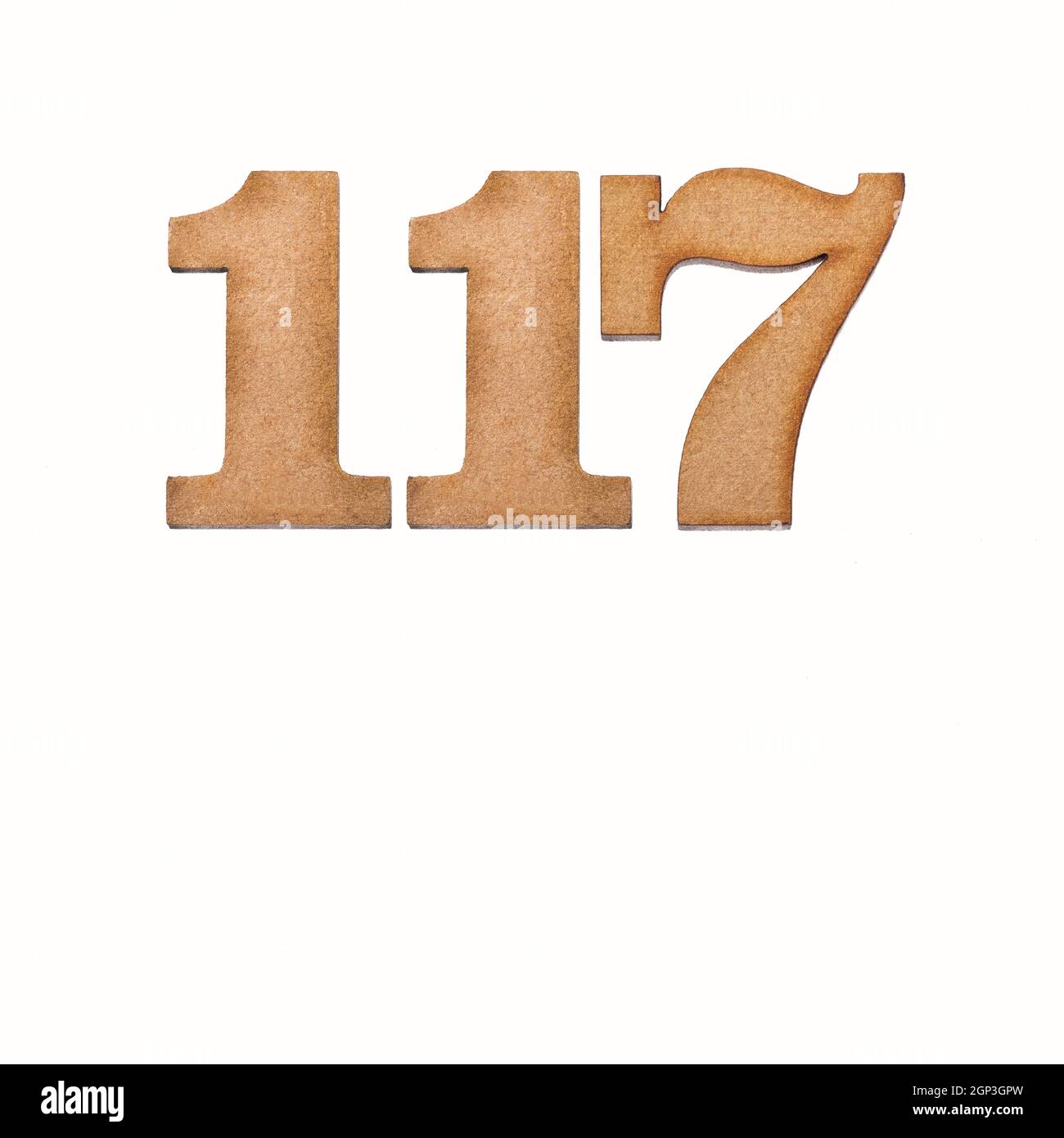 ピアス Numbering seven thousand one hundred seventeen N24SE10 3D Number 117 one hundred seventeen lively colours Stock