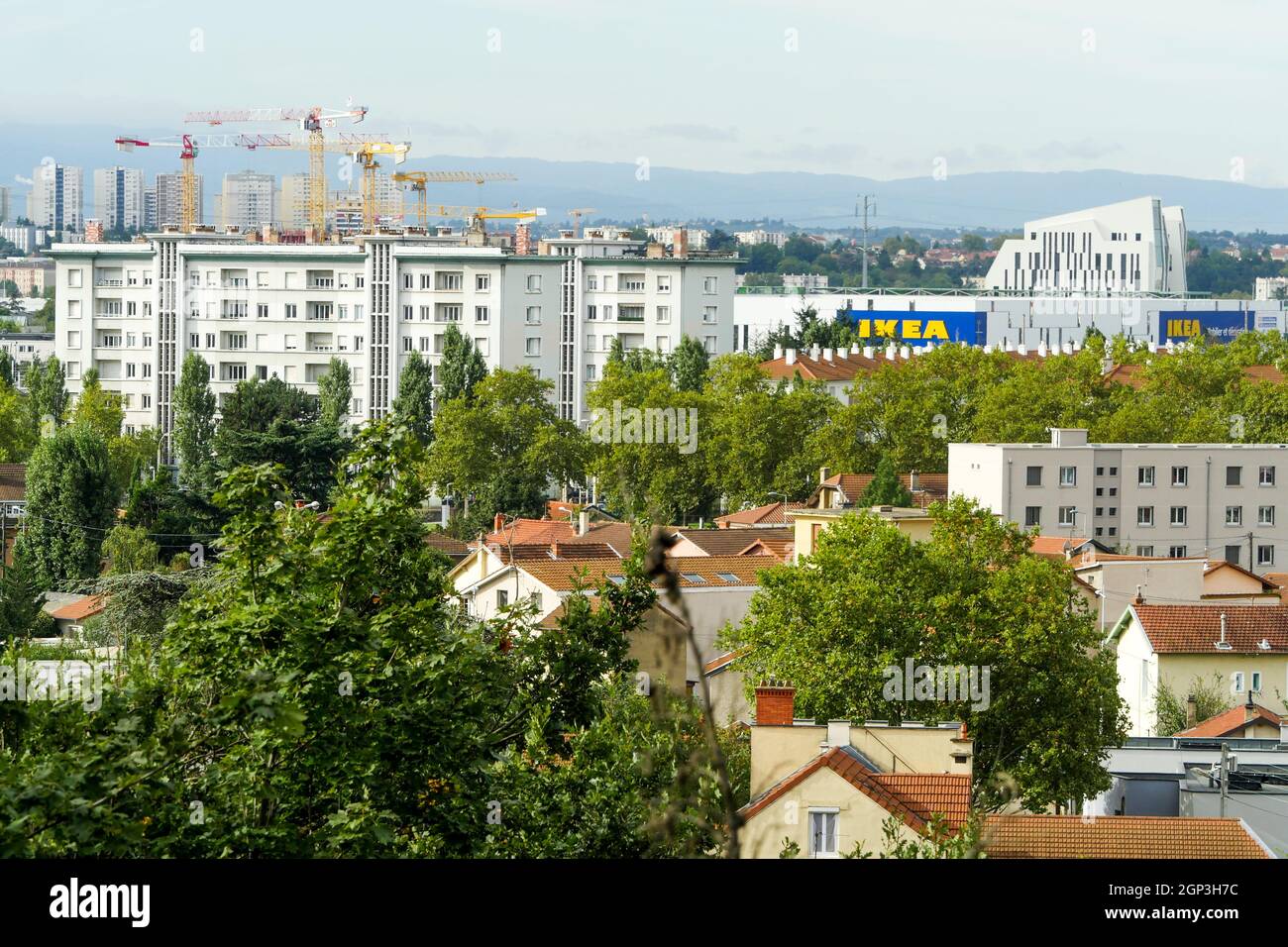 Ikea megastore, Venissieux, Eastern suburb of Lyon, Rhone, AURA Region,  France Stock Photo - Alamy