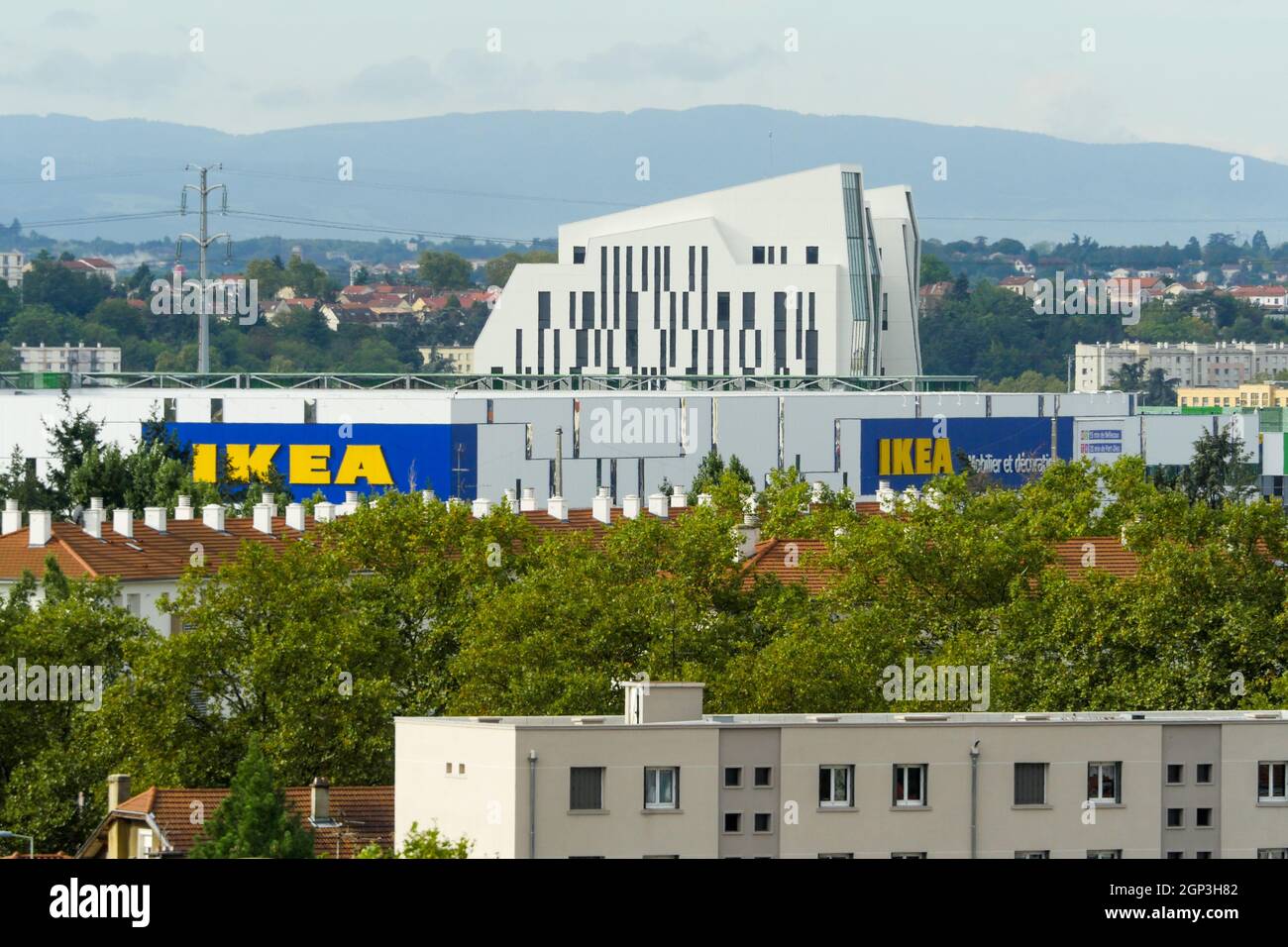 Ikea megastore, Venissieux, Eastern suburb of Lyon, Rhone, AURA Region,  France Stock Photo - Alamy