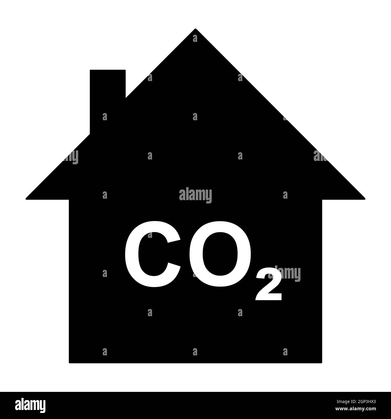Carbon dioxide and home Stock Photo Alamy