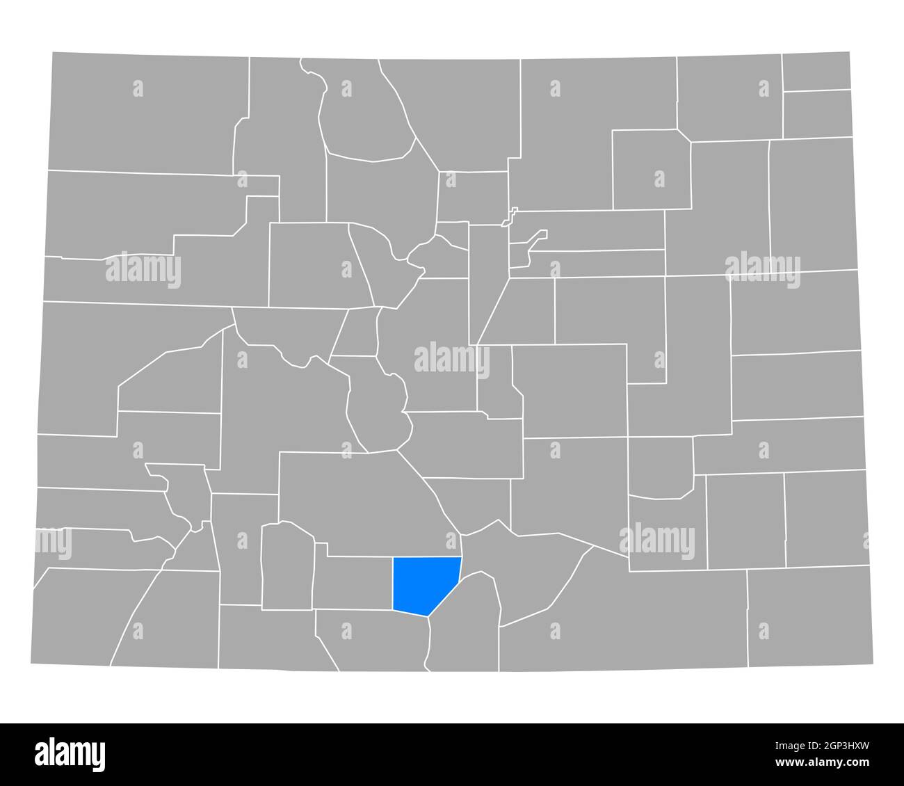 Map of Alamosa in Colorado Stock Photo Alamy