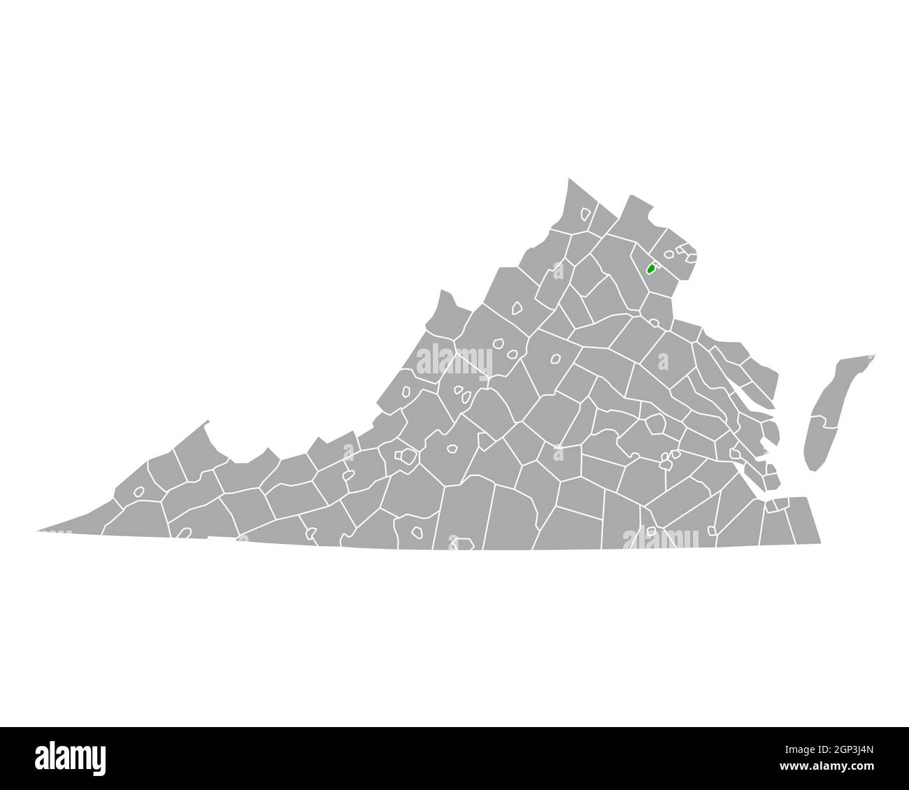 Map of Manassas in Virginia Stock Photo Alamy