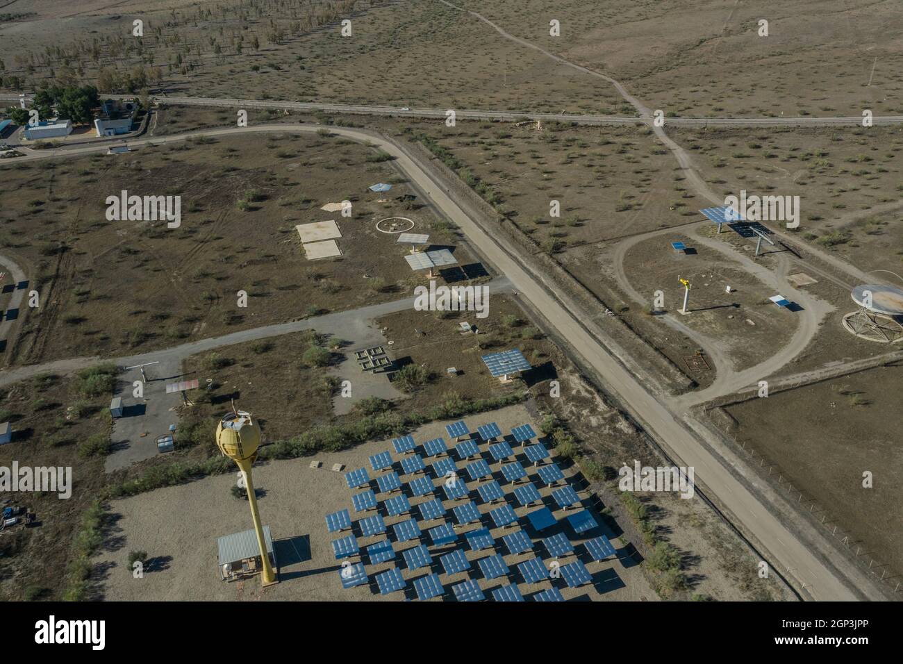 Drone aerial Photography of the Plataforma Solar de Almería Center for ...
