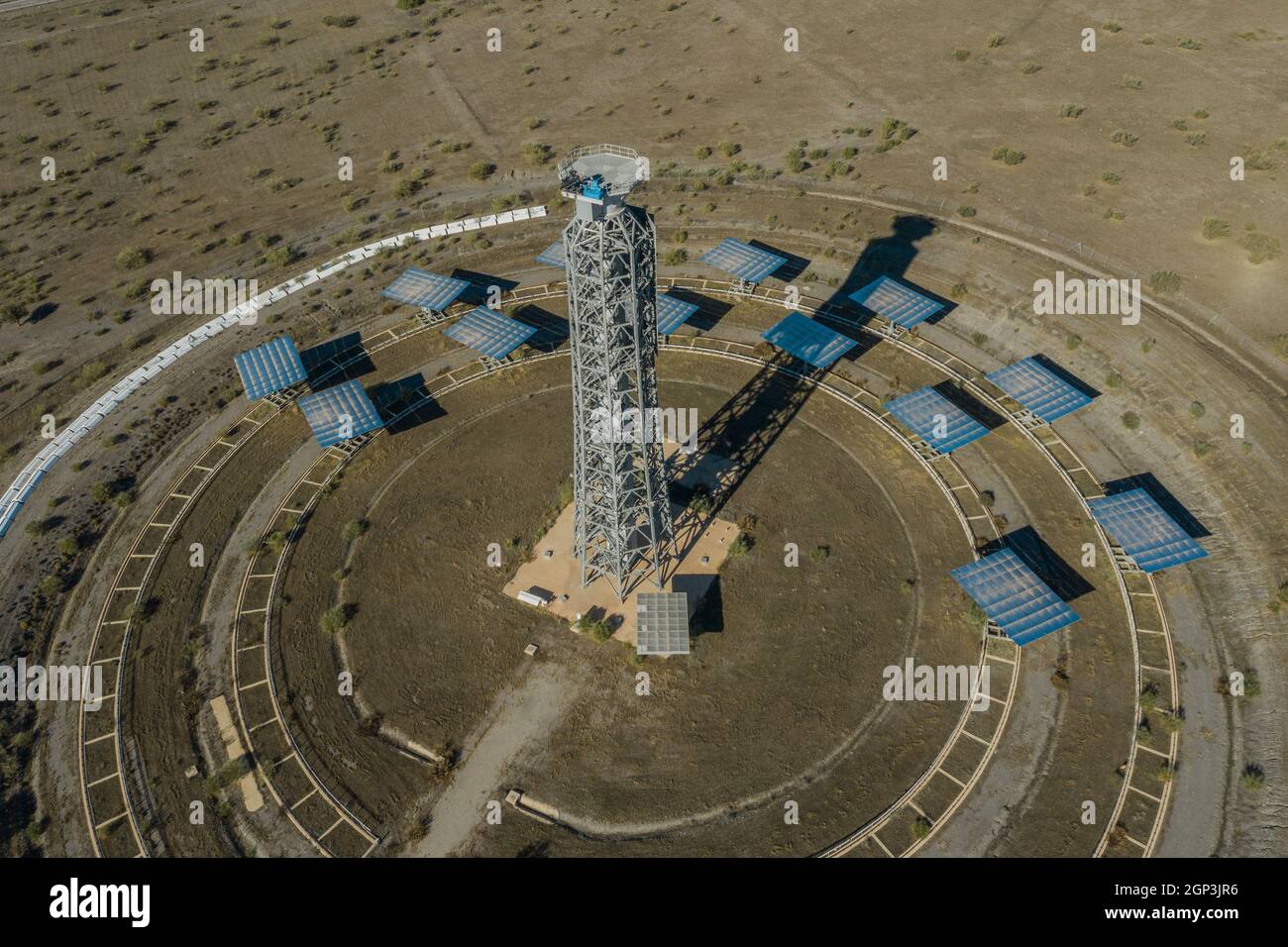 Drone aerial Photography of the Plataforma Solar de Almería Center for ...