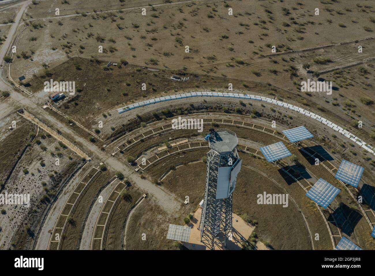 Drone aerial Photography of the Plataforma Solar de Almería Center for ...