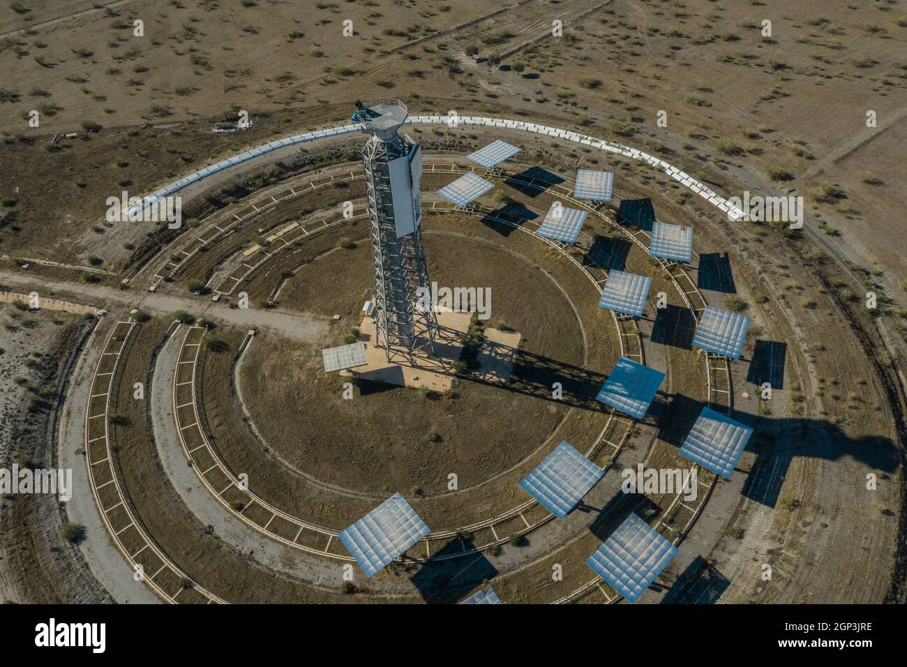 Drone aerial Photography of the Plataforma Solar de Almería Center for ...