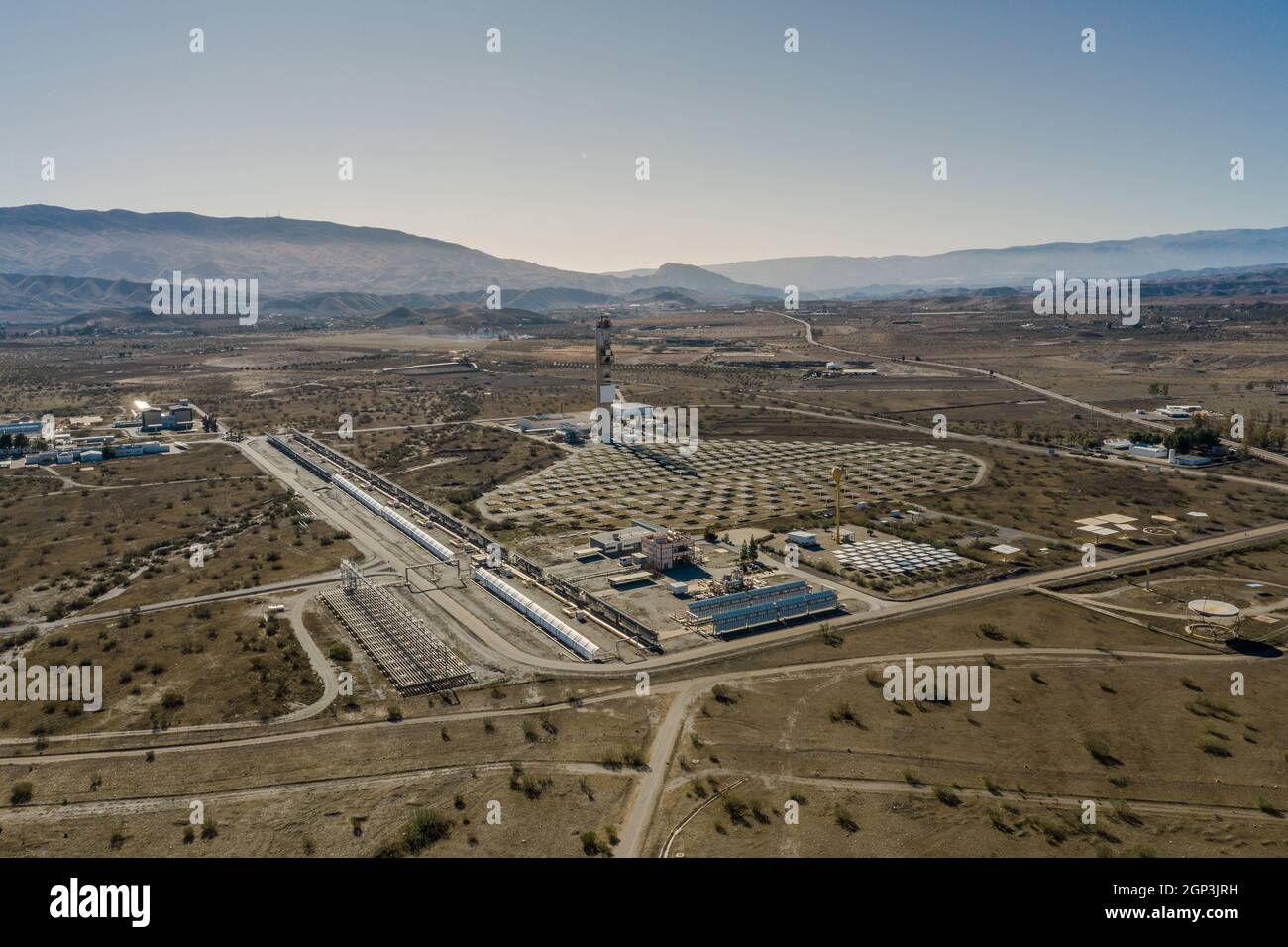 Drone aerial Photography of the Plataforma Solar de Almería Center for ...
