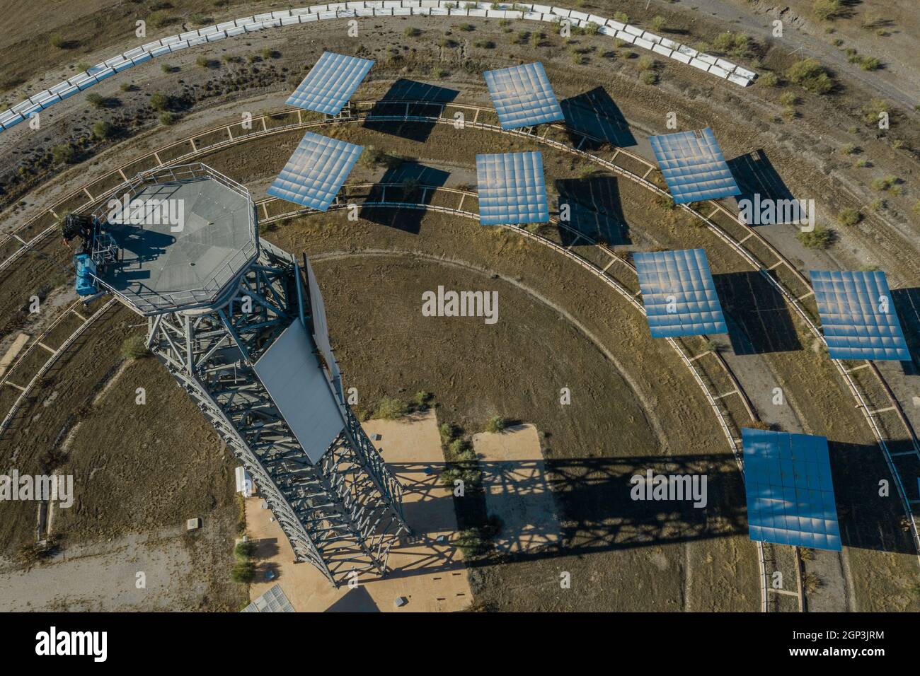 Drone aerial Photography of the Plataforma Solar de Almería Center for ...