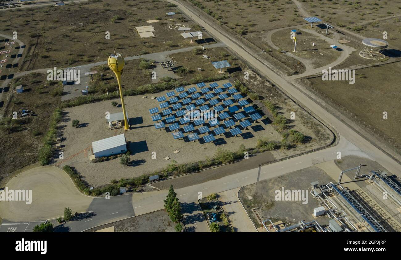 Drone aerial Photography of the Plataforma Solar de Almería Center for ...