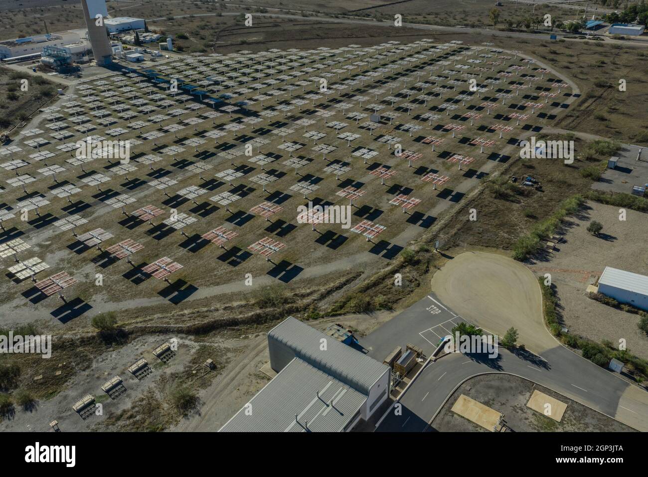 Drone aerial Photography of the Plataforma Solar de Almería Center for ...
