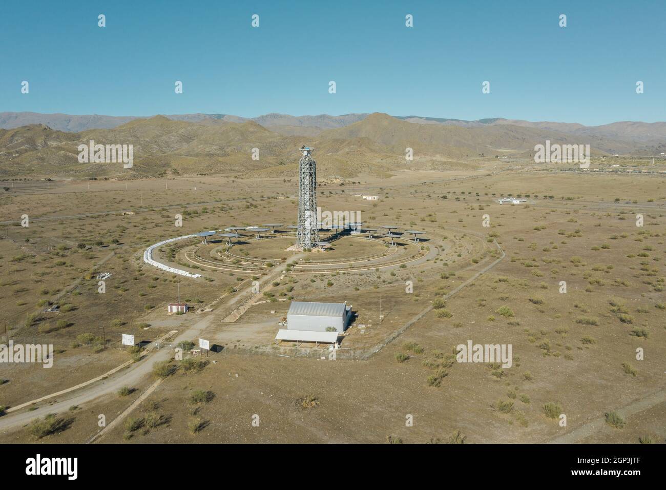 Drone aerial Photography of the Plataforma Solar de Almería Center for ...