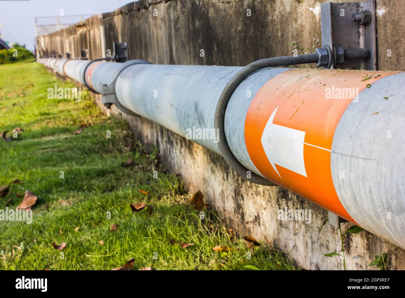 industrial water pipe line Stock Photo Alamy