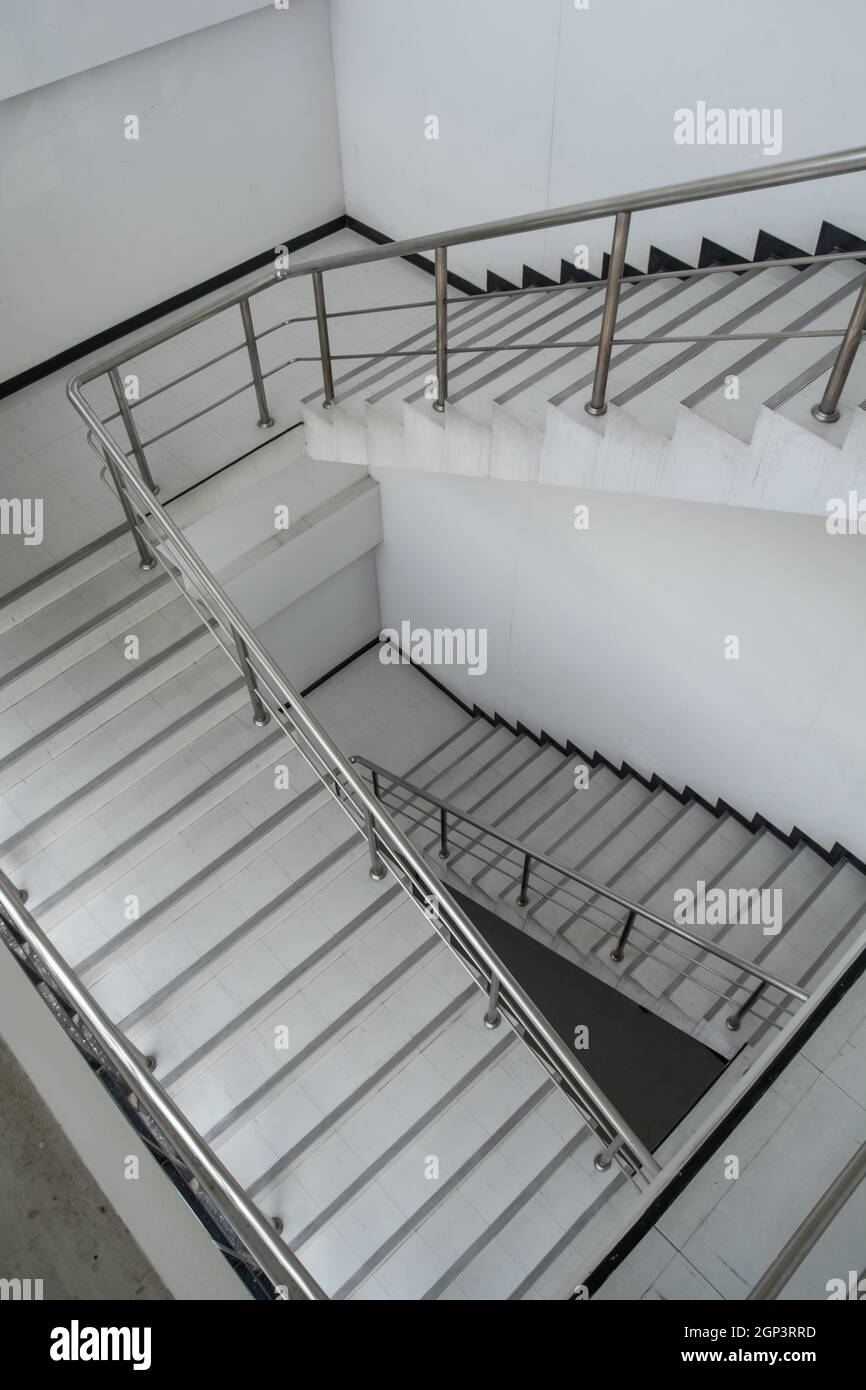 Emergency Staircase building Stock Photo Alamy