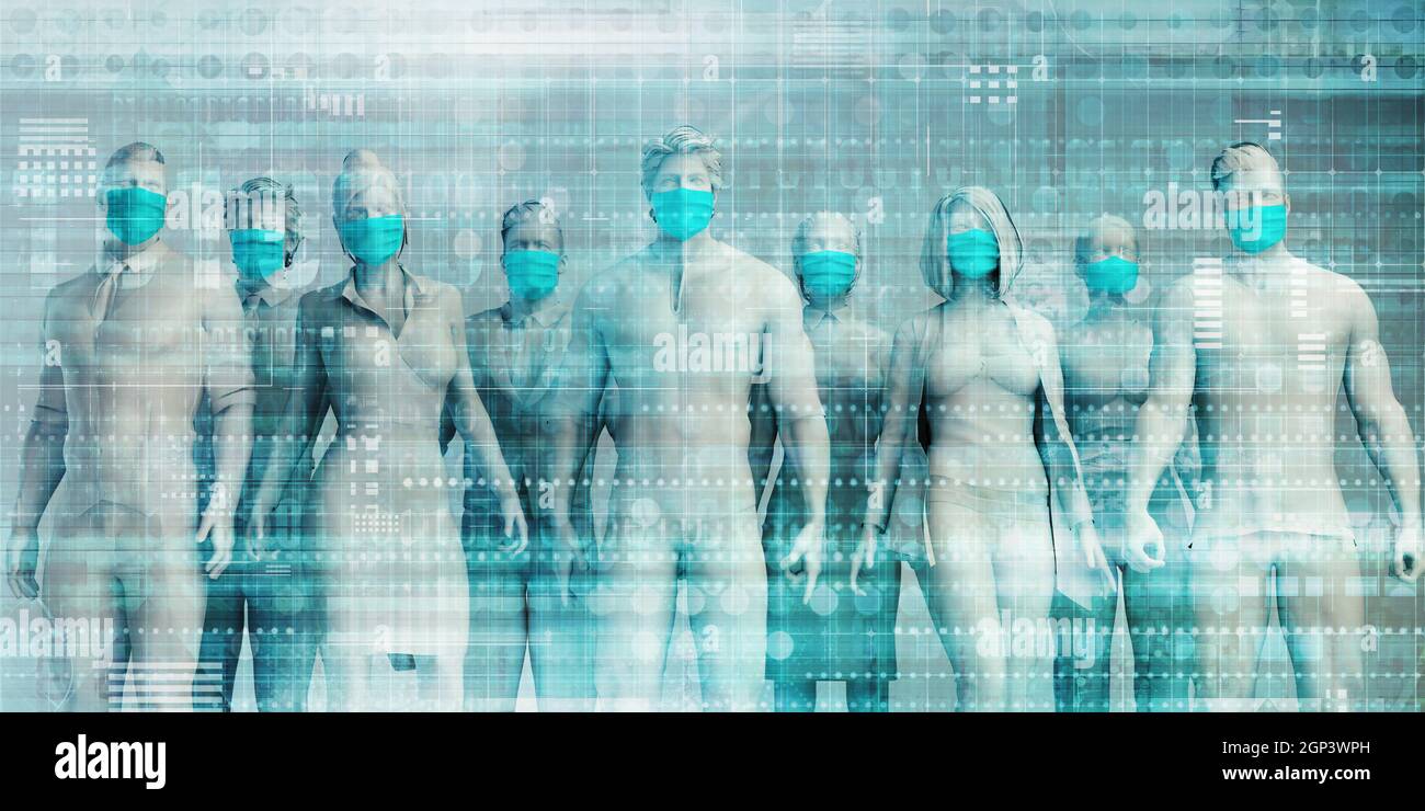 With Mask People Wearing Face Masks to Protect Against Covid-19 Stock Photo - Alamy