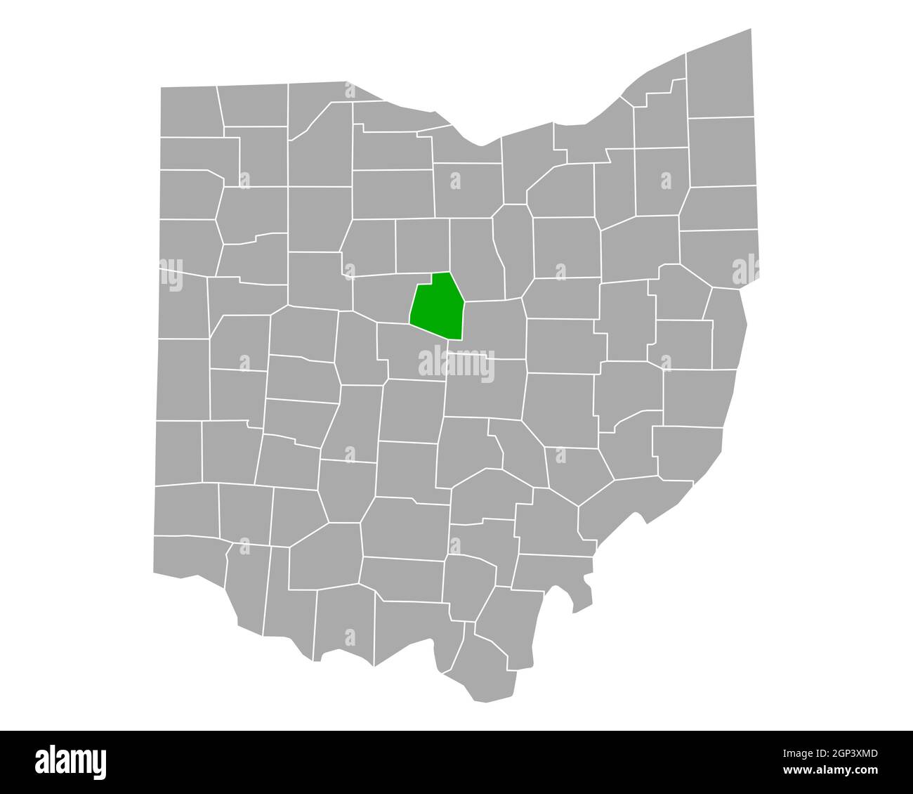 Map of Morrow in Ohio Stock Photo Alamy