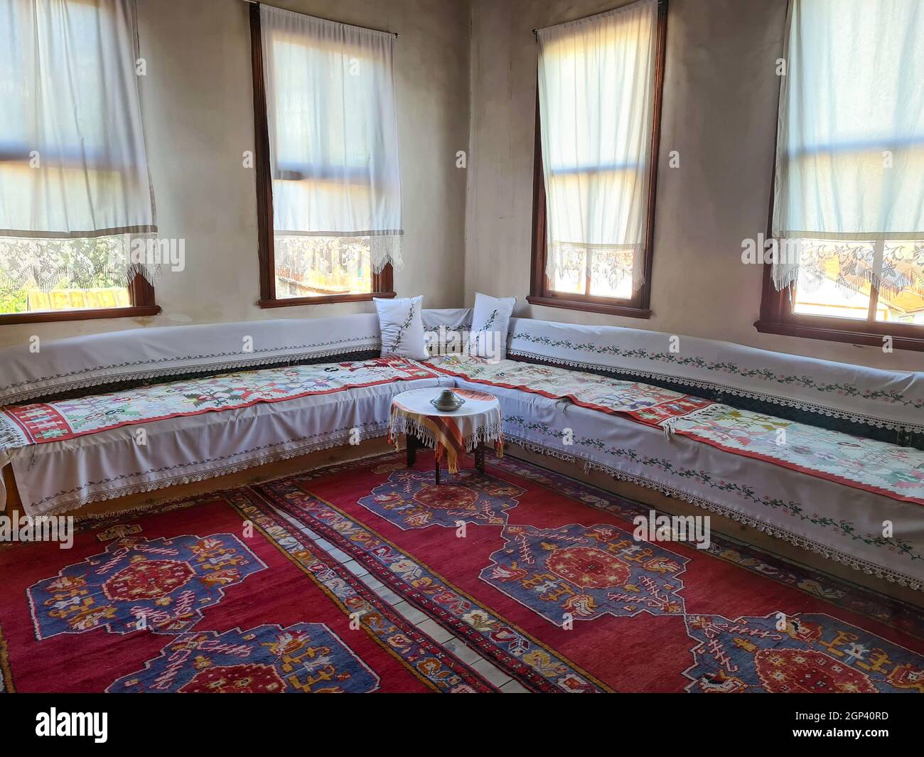 turkish carpets decoration in living room